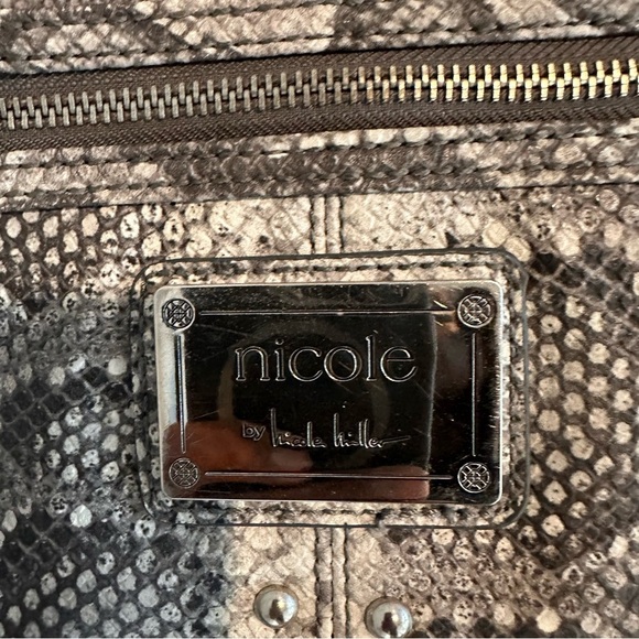 Nicole Miller Snake Skin Print Crossbody Bag – Excellent Condition - Picture 4 of 13